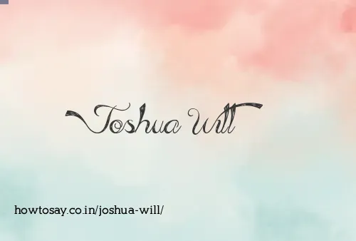 Joshua Will