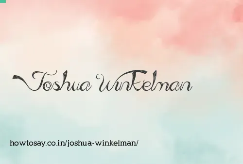 Joshua Winkelman