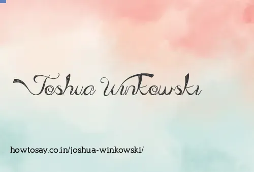 Joshua Winkowski