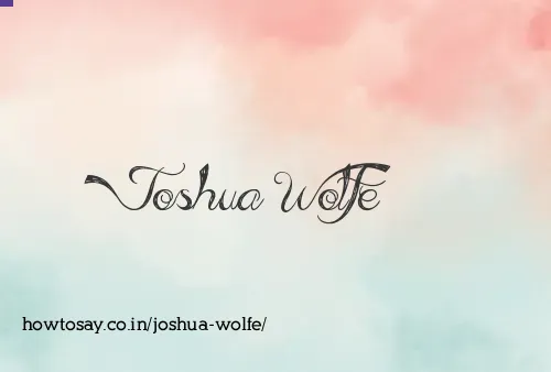 Joshua Wolfe