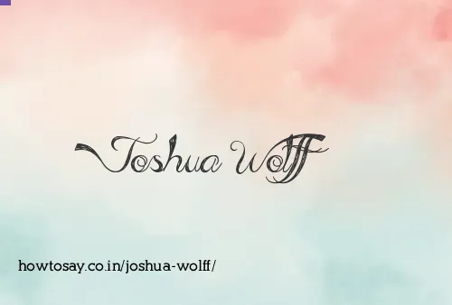 Joshua Wolff