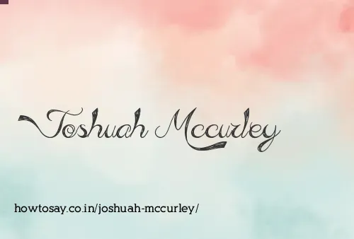 Joshuah Mccurley