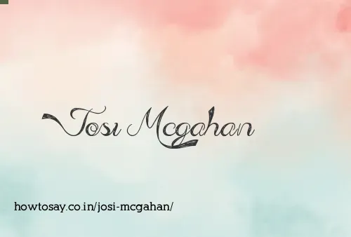 Josi Mcgahan