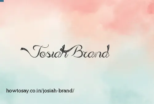 Josiah Brand