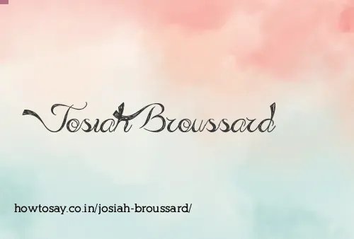 Josiah Broussard