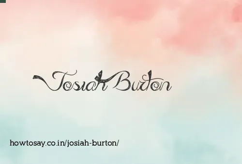 Josiah Burton