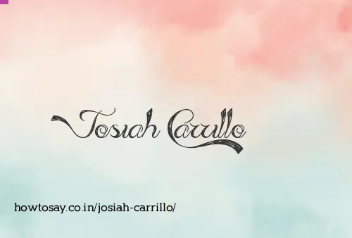 Josiah Carrillo