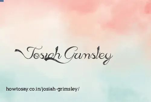 Josiah Grimsley