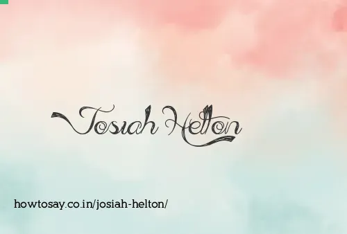 Josiah Helton