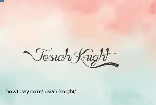 Josiah Knight