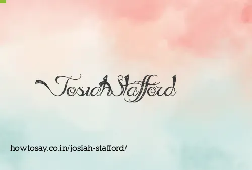 Josiah Stafford