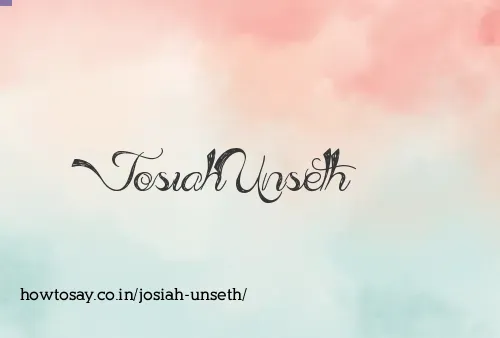 Josiah Unseth
