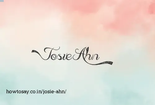 Josie Ahn