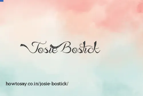 Josie Bostick