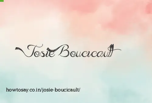 Josie Boucicault