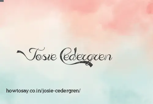Josie Cedergren