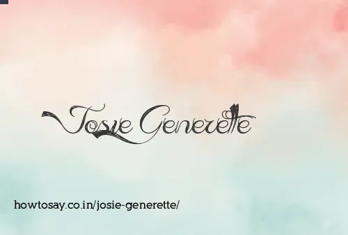 Josie Generette