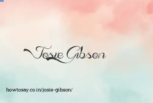 Josie Gibson