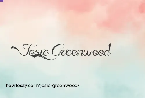 Josie Greenwood