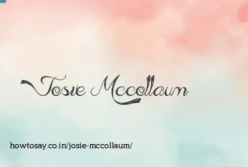 Josie Mccollaum