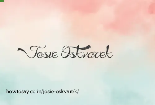 Josie Oskvarek