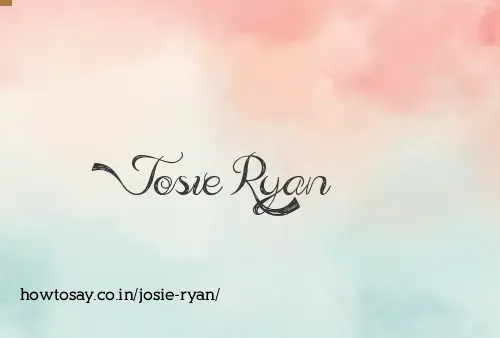 Josie Ryan