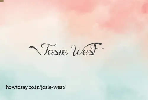 Josie West