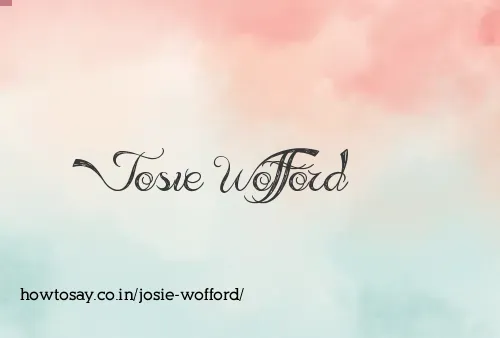 Josie Wofford
