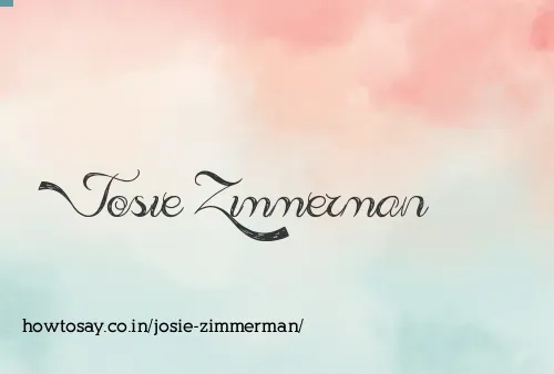 Josie Zimmerman