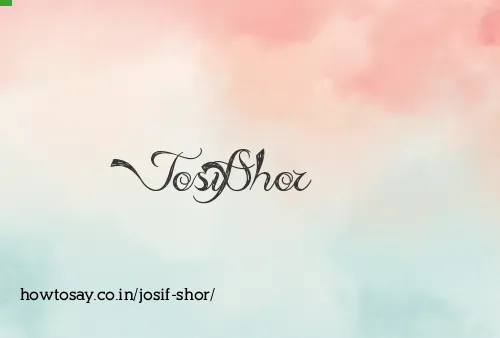 Josif Shor