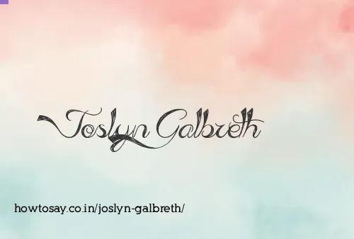 Joslyn Galbreth