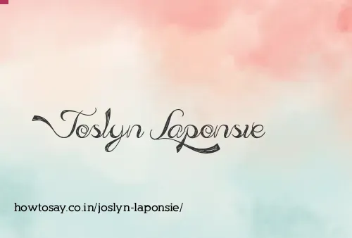 Joslyn Laponsie