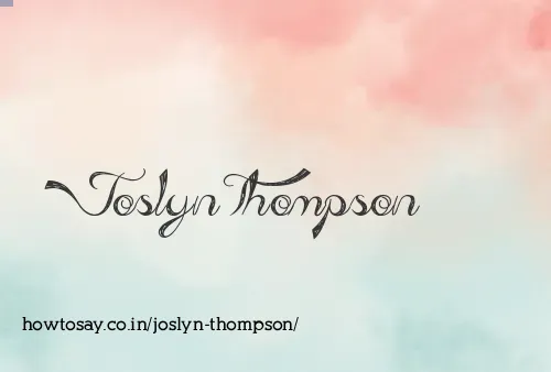 Joslyn Thompson