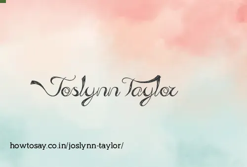 Joslynn Taylor