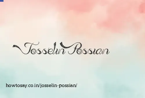 Josselin Possian