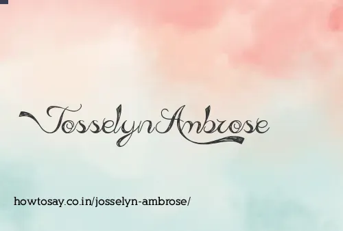 Josselyn Ambrose