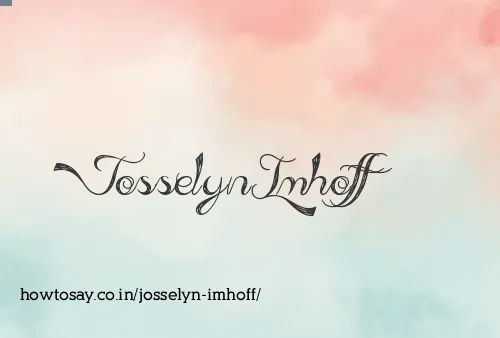 Josselyn Imhoff