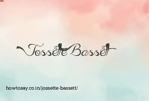 Jossette Bassett