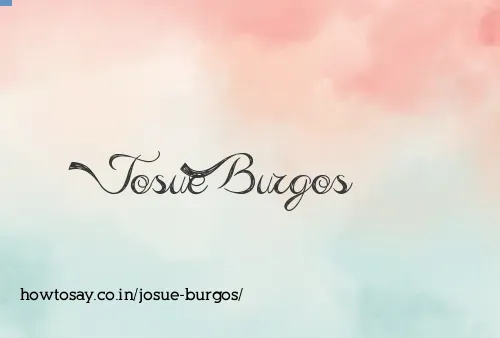 Josue Burgos