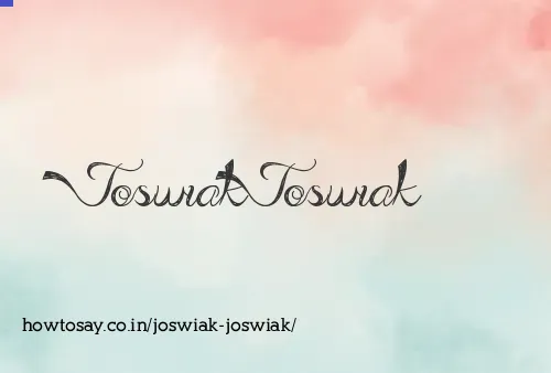 Joswiak Joswiak