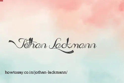 Jothan Lackmann