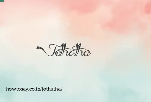 Jothatha
