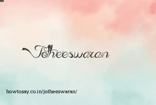 Jotheeswaran