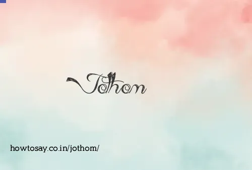 Jothom