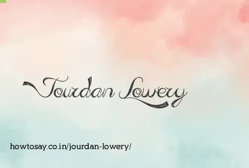 Jourdan Lowery