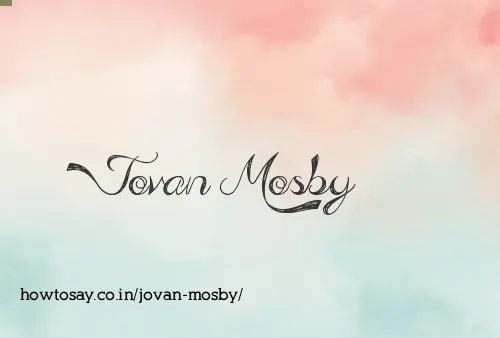 Jovan Mosby