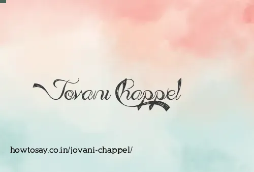 Jovani Chappel