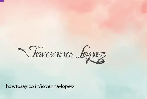 Jovanna Lopez