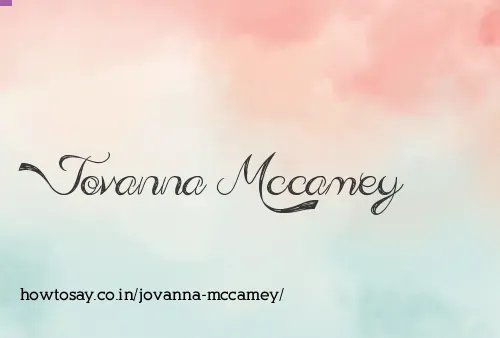 Jovanna Mccamey