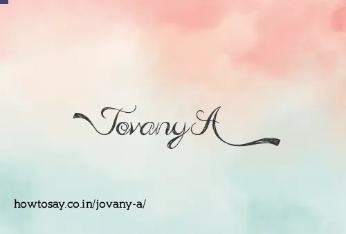 Jovany A